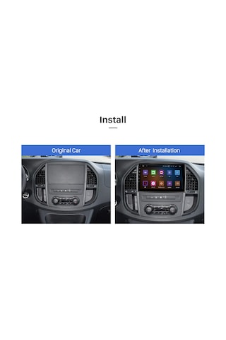 Mercedes Benz Vıto W639 2010-2015 Multimedya Navigasyon Usb Kamera Carplayer 6 Ram