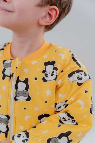Erkek Bebek 2.5 Tog Desenli Uyku Tulumu 2 Yaş Sarı
