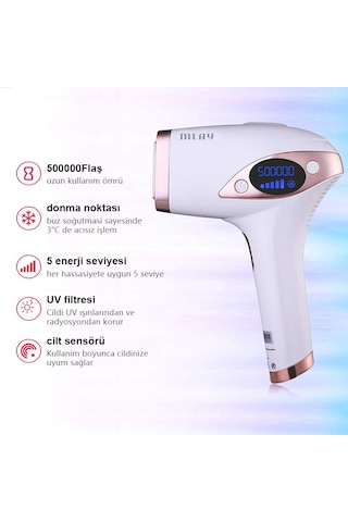 Mlay T4 Pembe Ipl Lazer Epilasyon Cihazı