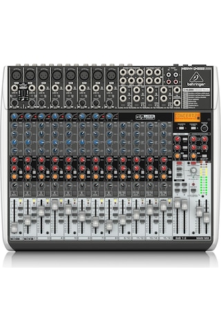 Behringer Qx2222Usb Kompresörlü Premium 22-Giriş 2/2-Bus Mixer Fx