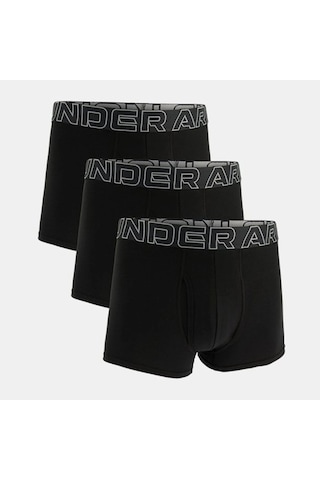 Under Armour Performance Cotton - Solıd 3 In 3pk Erkek Boxer 1383891-001 Siyah