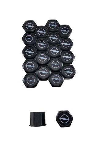 Opel 17 Mm 20 Li Takım Set Oto Çelik Jant Bıjon Kapağı