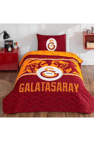Taç Lisanslı Tek Kiş. Yatak Ört. 160x230 -galatasaray Şanlı Aslan Kırmızı