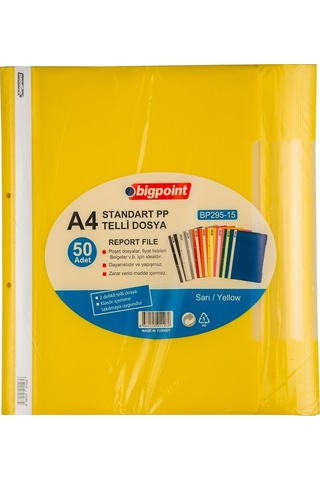 Bigpoint Telli Dosya Sarı 50'li Paket X 2 Paket