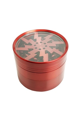 Lexroo Kırmızı 63 Mm. Baharat Herbal Öğütücüsü Parçalayıcı Pt55krx