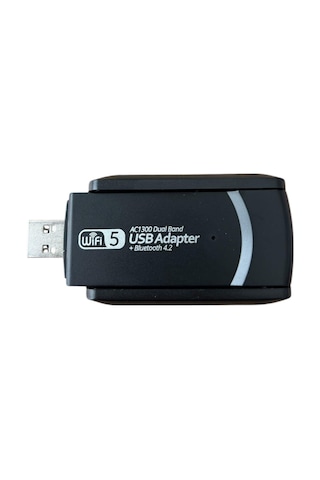 1300 Mbps Dual Band Usb 3.0 Adaptör Kablosuz Wifi Alıcı 2.4ghz 5ghz + Bluetooth 4.2-4936