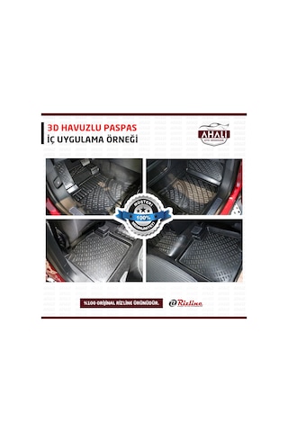 Rizline Citroen C4 Picasso 3D Havuzlu Paspas