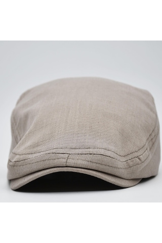 Şapkadan Erkek Kasket Keten Yazlık Flat Cap Şapka 45645dr57140