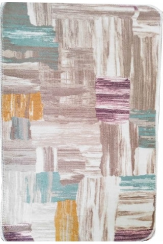 60 X 100Cm Aksu Kaymaz Tabanlı Paspas, Karma Gönderim Çok Renkli