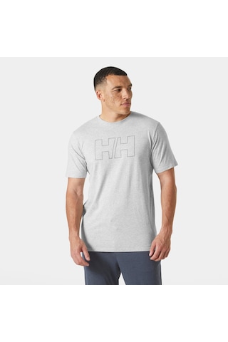 Helly Hansen Hh Tech Logo Erkek T-shirt-32440 Gri