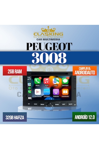 Peugeot Partner 2010-2018 7 Inch 2 Gb Ram 32 Gb Hafıza Androıd