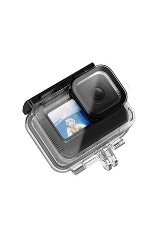 Hero 9 Su Geçirmez Muhafaza Kabı, Hero 9, 10, 11, 12, 13 İle Uyumlu Açık Mavi