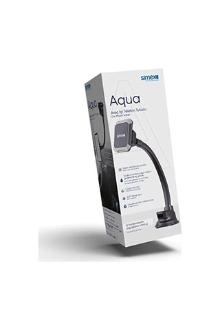 Simex Telefon Tutucu Vantuzlu Miknatisli St-202 Aqua Siyah Diğer