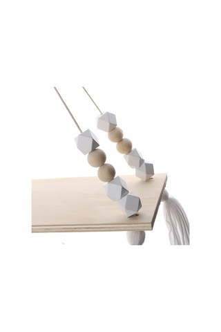 Suntek Ahşap Yüzer Duvar Rafları Giriş Çiçek Vazo Tutucu Vitrin 001