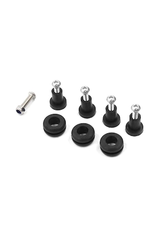 Jeehugo Stainless Steel Radyatör Braket Seti - Honda Civic 1992-2000 Uyumlu, Çelik Konstrüksiyon, Mavi/siyah Renk Seçeneği