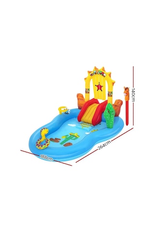 Bestway 8'8" X 6'2" X 55"/2.64m X 1.88m X 1.40m Wild West Play Ce Çok Renkli