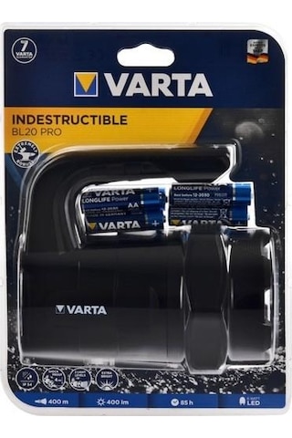 Varta indestructible Bl20 Pro El Feneri Siyah