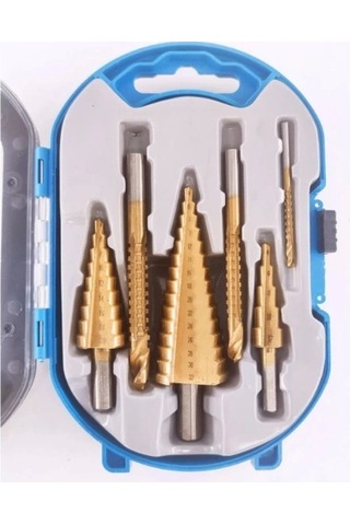 6 Parça Kademeli Matkap Ucu Seti Renk