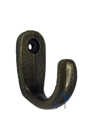 Büyük Tekli Fincan Askı, Dekor Askısı - Antik, 12x23x30 Mm Çokrenkli