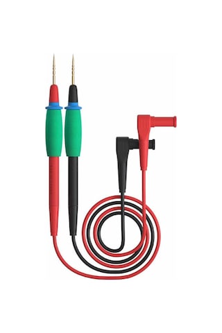1 Çift P22a 1000v 20a Multimetre Probu Değiştirilebilir İğne Uçlu 1 Metre Esnek Kaliteli Kablo Avom