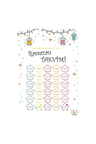 5 Adet Ramazan Oruç Bilekliği - Ramazan Takvimi - Jelatinli - Ram Çok Renkli