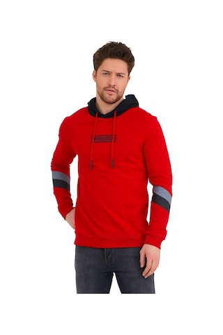 Adams Existence Baskılı Kapüşonlu Erkek Sweatshirt