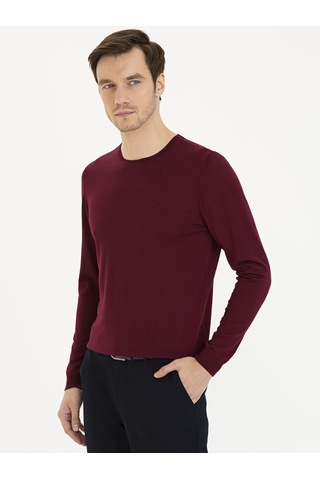 Cacharel Erkek Bordo Kazak /triko 50230646-vr014 Kırmızı