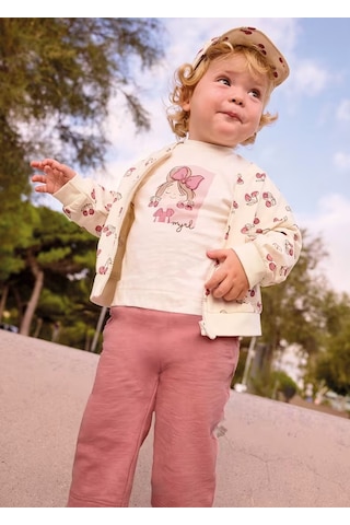 Mayoral 3'lü Kız Bebek Eşofman Takım 1830 Pembe