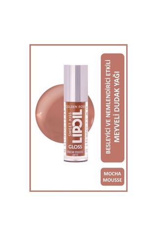 Golden Rose Sweet Kiss Rosehip Murumuru ve Jojoba Yağı İçeren Meyveli Dudak Parlatıcı Yağ 05