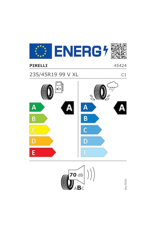 Pirelli 235/45R19 99V XL Elect Elektrikli Cinturato C3 Yaz Lastiği - 2026