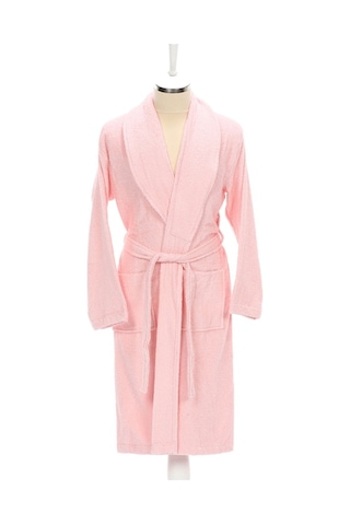 Özdilek Trendy Şal Yaka Bornoz Açık Pembe L Beden (Şalyaka) Açık Pembe