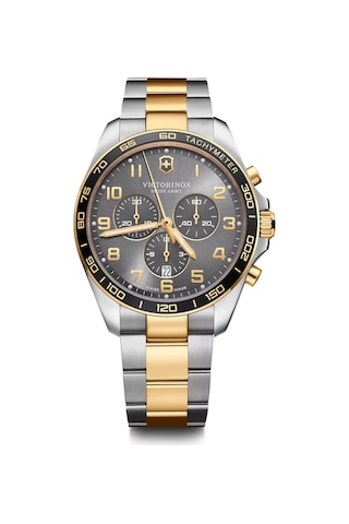 Victorinox Fieldforce Classic Chrono Vs 241902 Altın - Mavi