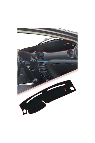 Hyundai Accent Yumurta Kasa Uyumlu Nakışlı Torpido Kaplama Koruma Halısı Örtüsü (1996-2000)