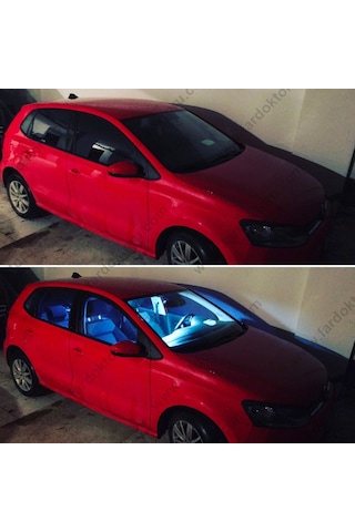 Fardoktoru Vw Polo 6R 6C Komple Beyaz Led Iç Aydinlatma Ampul Seti