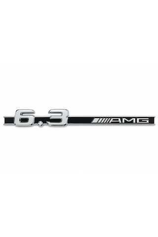 Mercedes 6.3 Amg Bagaj Yazısı Arka Amblem Metal Krom Tasarım