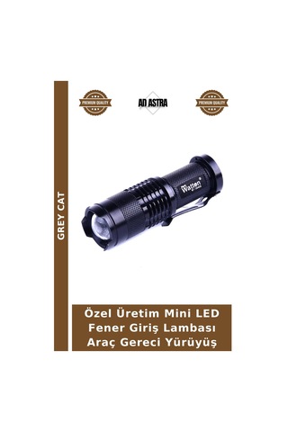 Özel Üretim Mini Led Fener Giriş Lambası Araç Gereci Yürüyüş