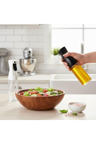 Deconox 1 Adet Cam Sprey Yağlık, 225 Ml Yağ Ve Sirke Püskürtücü, Büyük Boy, Çok Amaçlı Mutfak Gereci, Airfryer İçin İdeal Siyah & Beyaz Siyah Sku: Smg8690010547774 Diğer