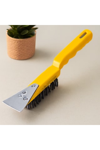 Çelik Tel Fırça Ve Metal Kazıma Spatula 270 Mm 2in1