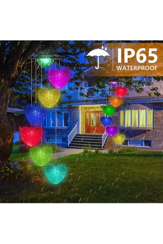 Greentech Güneş Enerjili Renk Geçişli Kristal Kalp Aydınlatma / Gt-sl40 Pil : Ni-mh 1.2v 600mah