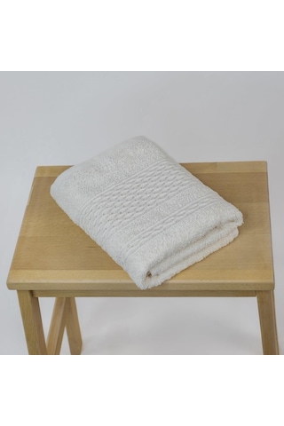 Pure Basic Pamuklu Havlu 50x85 Tek Parça El Havlusu krem