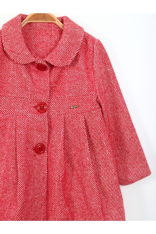 Xo Kids Kız Çocuk Kaban 1-5 Yaş 6506 Kırmızı