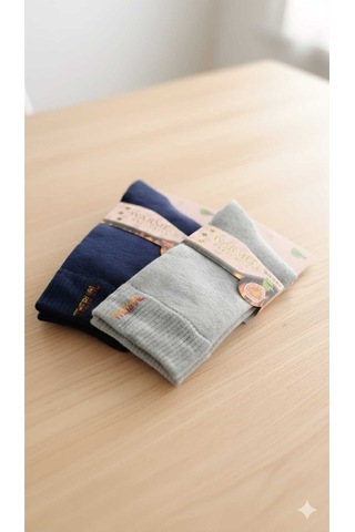 Kadın Bambu Thermal Havlu Çorap, Dikişsiz, Asorti 6'lı Paket, 36-40 Set 2