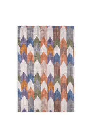 Raschel Carpet Bohem Yıkanabilir Leke Tutmaz Modern Multi Renkli Özel Seri Kaymaz Taban Halı Kilim Yolluk Rcmultı Klm 001 Çok Renkli