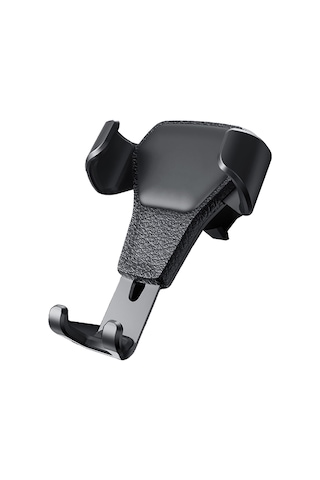 Dianziye Araç Vantilya Telefon Tutucu, Tek Elle Kullanıma Uygun Kütle Mekanizması, Kaymazsız, Şarj Portu Erişimi Sağlar, Siyah Siyah