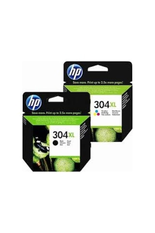 Hp 304Xl N9K08Ae Siyah Hp 304Xl N9K07Ae Renkli Set Kartuş