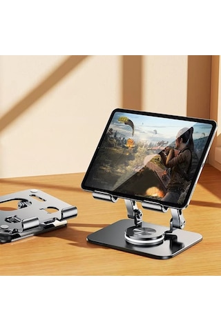 Ally H07 Katalanabilir Alüminyum Tablet ve Telefon Tutucu Standı