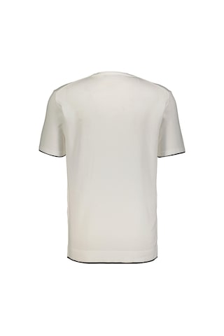 Cazador 34185 Erkek Bisiklet Yaka Triko T-shirt Ekru