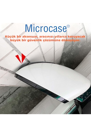 Microcase Universal Esnek Ayna Ve Kapı Kenar Çizilme Önleyici Koruyucu Seti 4lü Al5360 Kırmızı