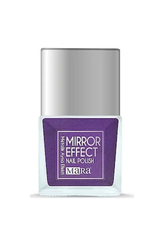 Mara Metalik Ayna Efektli Oje Mor 15 ML