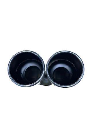 Krom 2 Li Yuvarlak Model 90mm Egzoz Ucu